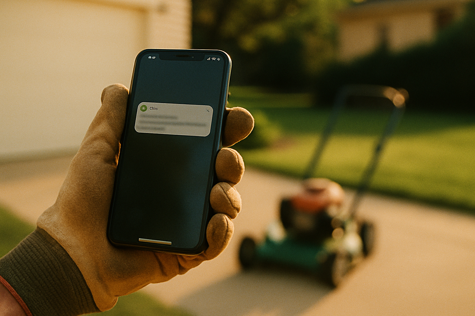 The "on the way" text is the most important notification you will ever send